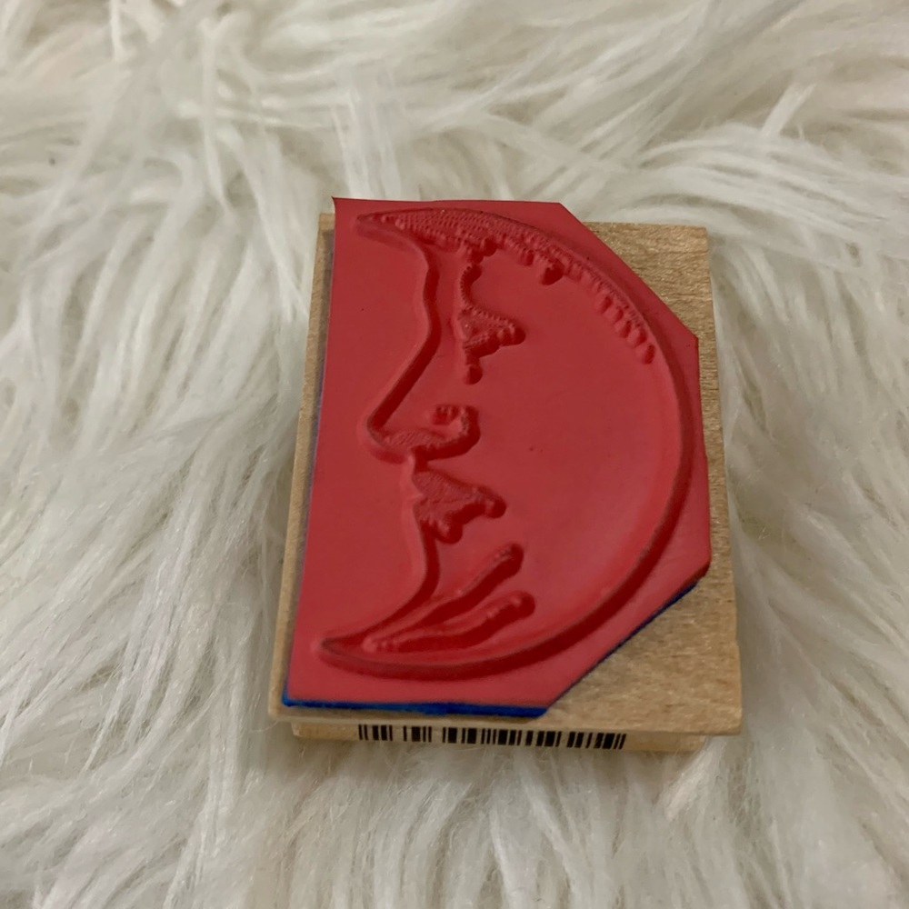 Lot of 6 Vintage Rubber Stamps Celestial Themed Stars Moon Crafting Stamping - Picture 8 of 16